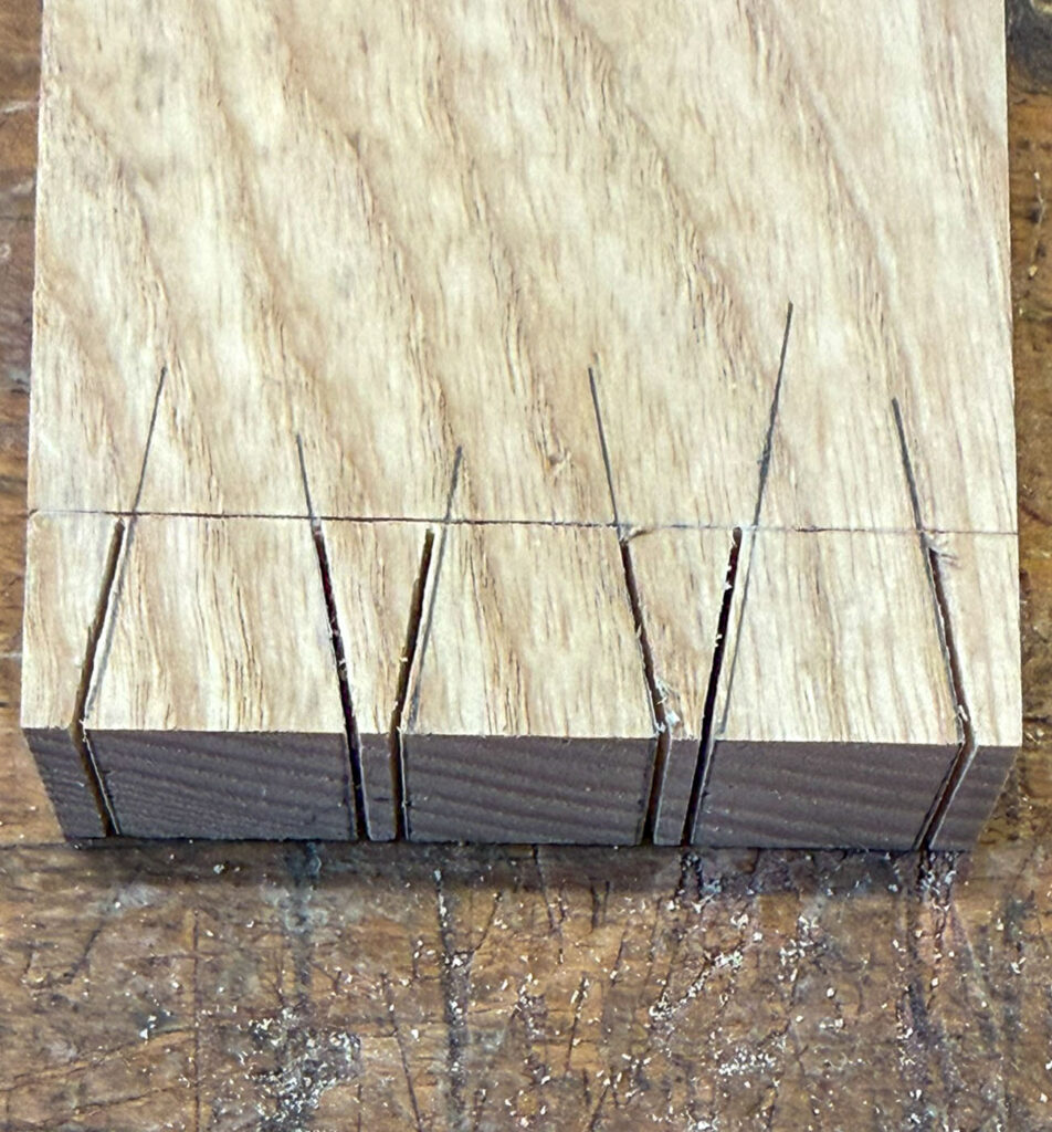 nacięte wczepy jaskółczy ogon linie boczne