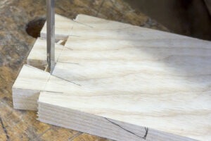 dovetail chisel width selection between tails base line woodworking